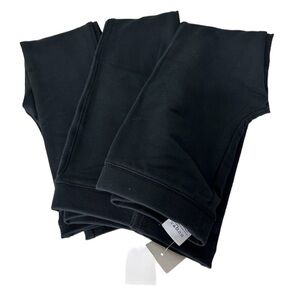 NEW Set of 3 Crewcuts Girls Black Cozy Everyday Leggings Size 10